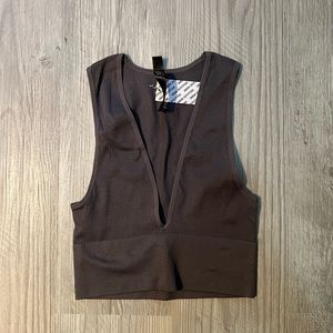 UO Out From Under Hailey Seamless Plunge Bra Top